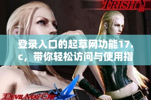 登录入口的起草网功能17.c，带你轻松访问与使用指导