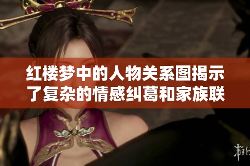 红楼梦中的人物关系图揭示了复杂的情感纠葛和家族联系