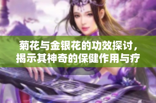 菊花与金银花的功效探讨，揭示其神奇的保健作用与疗效