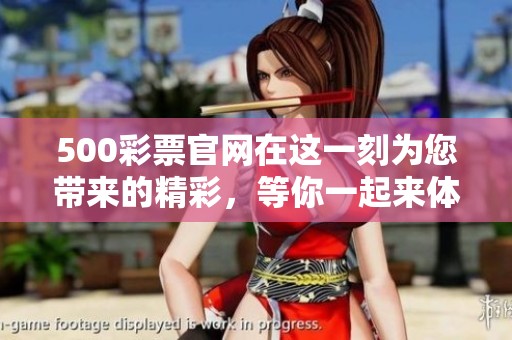 500**官网在这一刻为您带来的精彩，等你一起来体验和参与！