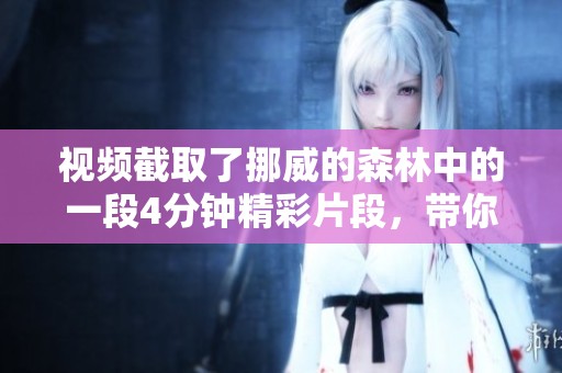 视频截取了挪威的森林中的一段4分钟精彩片段，带你再次领略经典之美