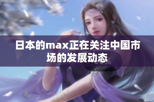日本的max正在关注中国市场的发展动态