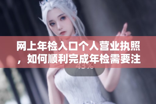 网上年检入口个人营业执照，如何顺利完成年检需要注意的事项
