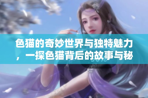 色猫的奇妙世界与独特魅力，一探色猫背后的故事与秘密