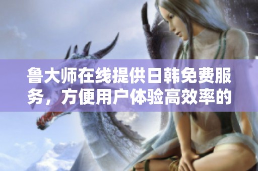 鲁大师在线提供日韩免费服务，方便用户体验高效率的在线工具