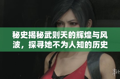 秘史揭秘武则天的辉煌与风波，探寻她不为人知的历史面貌