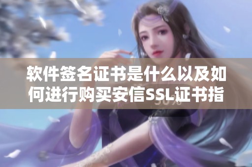 软件签名证书是什么以及如何进行购买安信SSL证书指南