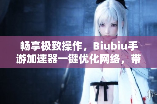畅享极致操作，Biubiu手游加速器一键优化网络，带你体验流畅游戏乐趣