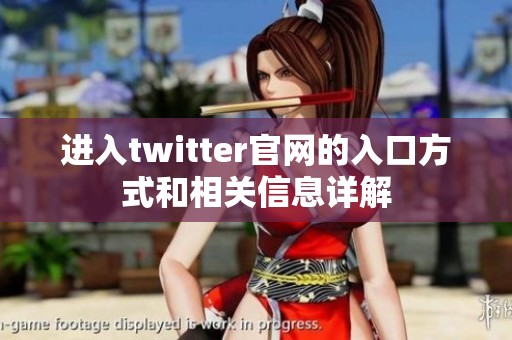 进入twitter官网的入口方式和相关信息详解