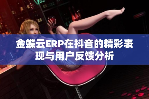 金蝶云ERP在抖音的精彩表现与用户反馈分析