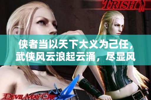 侠者当以天下大义为己任，武侠风云浪起云涌，尽显风采与豪情