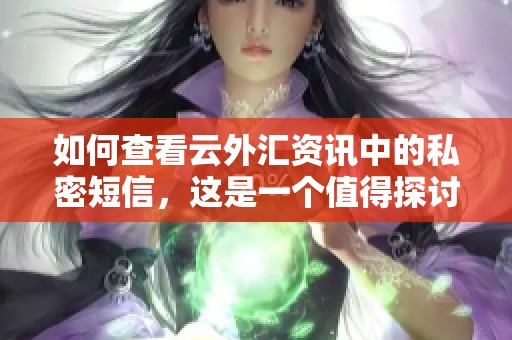 如何查看云外汇资讯中的私密短信，这是一个值得探讨的话题