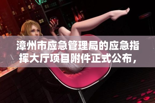漳州市应急管理局的应急指挥大厅项目附件正式公布，敬请关注相关详情