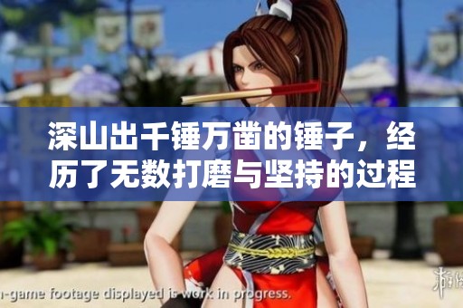 深山出千锤万凿的锤子，经历了无数打磨与坚持的过程