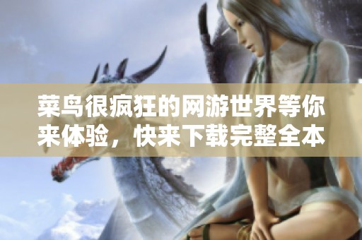 菜鸟很疯狂的网游世界等你来体验，快来下载完整全本小说吧！
