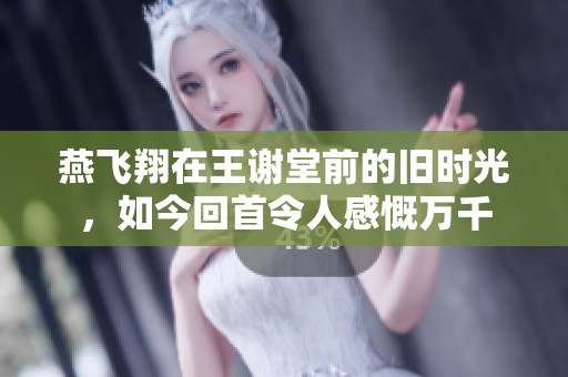 燕飞翔在王谢堂前的旧时光，如今回首令人感慨万千