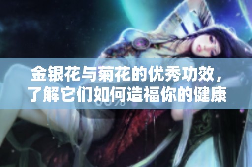 金银花与菊花的优秀功效，了解它们如何造福你的健康生活